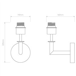 Astro Club Wall | Wall lamp