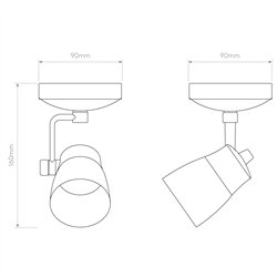 Astro Juno Single | Ceiling lamp