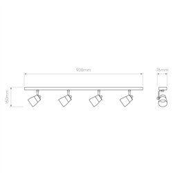 Astro Juno Four Bar | Ceiling lamp