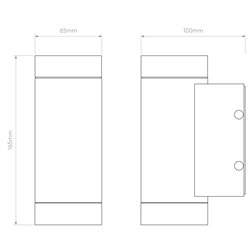 Astro Dartmouth Twin LED | Wall lamp