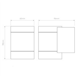 Astro Dartmouth Single GU10 | Wall lamp