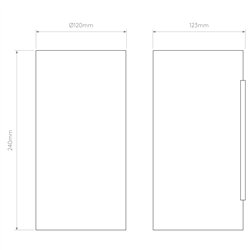 Astro Yuma 240 LED | Wall lamp