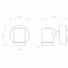 Astro Bayville Single Spot | Wall lamp