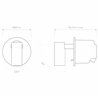 Astro Micro Recess Switched | Wall lamp