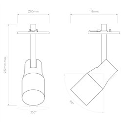 Astro Apollo 100 Recessed | Recessed spot