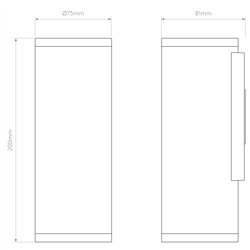 Astro Ava 200 Coastal | Wall lamp