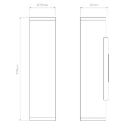 Astro Ava 300 Coastal | Wall lamp