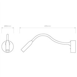 Astro Lucca Surface | Wall lamp