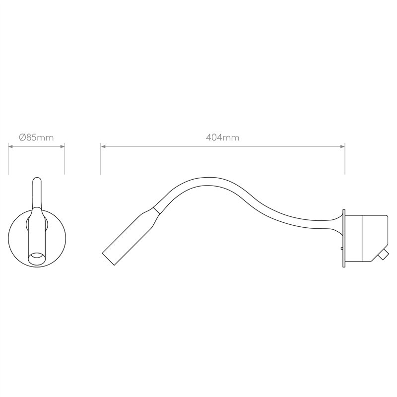 Astro Lucca Recessed | Wandlamp