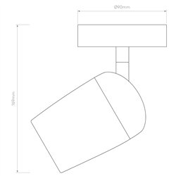 Astro Koto Single | Ceiling lamp