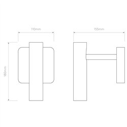 Astro Leda Single | Wall lamp