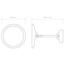 Astro Mascali Round LED | Wandlamp