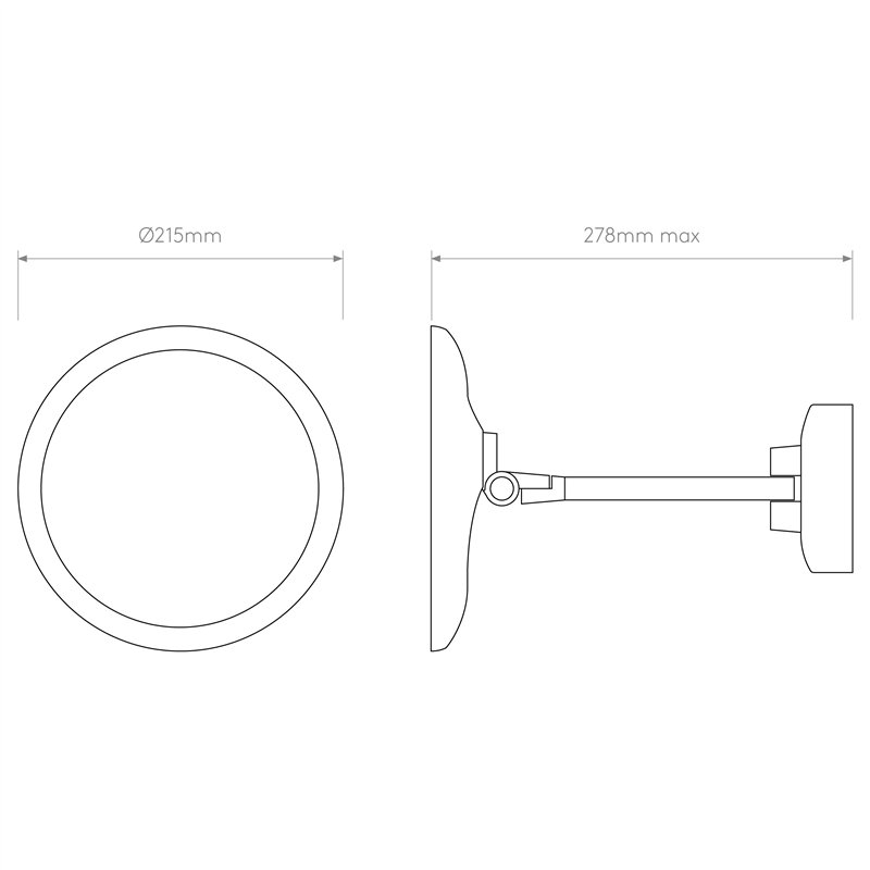 Astro Mascali Round LED | Wandlamp