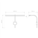 Astro Mondrian 400 Frame Mounted LED | Wandlamp