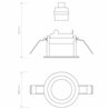 Astro Pinhole Slimline Round Fixed Fire-Rated IP65 | Recessed spot