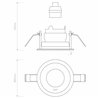 Astro Pinhole Slimline Round Adjustable Fire-Rated | Recessed spot