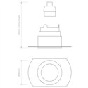 Astro Pinhole Slimline Round Flush Fixed Fire-Rated IP65 | Inbouwspot