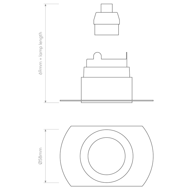 Astro Pinhole Slimline Round Flush Fixed Fire-Rated IP65 | Inbouwspot