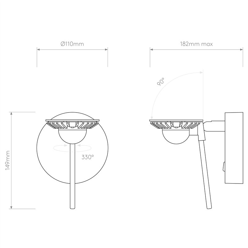 Astro Miura Wall | Wandlamp