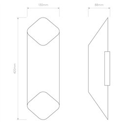 Astro Ako 420 Phase | Wall lamp