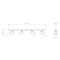 Astro Ascoli Four Bar | Plafondlamp