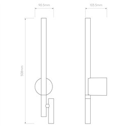 Astro Baton Reader LED | Wall lamp