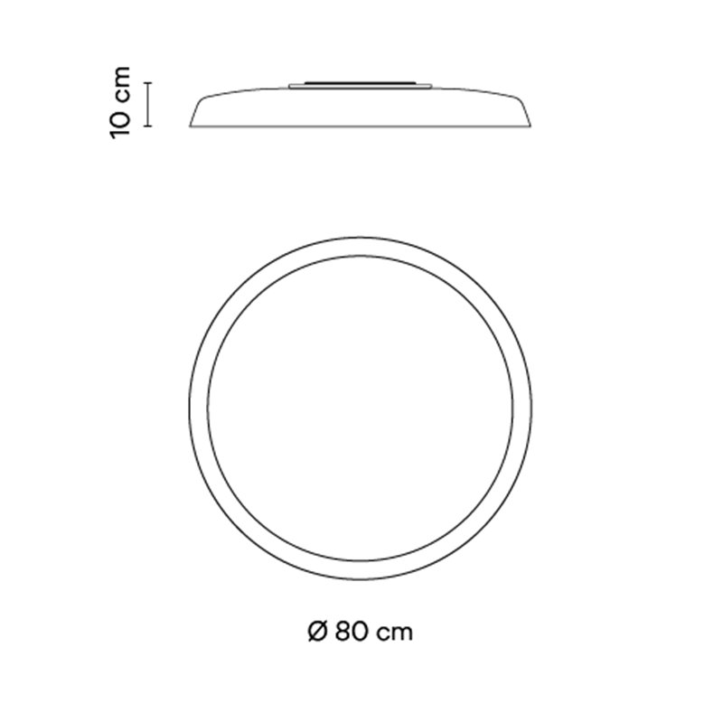 Vibia Bigger Ø 80 cm - 3900 plafondlamp
