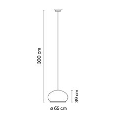 Vibia Knit ø 65 cm x 39 cm - 7470 suspension lamp