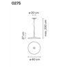 Vibia Skan 60 suspension lamp