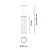 Vibia Array Ø 37 cm - 113 cm - 1805 suspension lamp