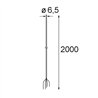 Modular Power Feed Cable 5P 2000 5x0,75