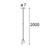 Modular Power Feed Cable 2000 4x1,5