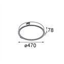 Modular Flat Moon Recessed 470 1x LED DI | Inbouwspot