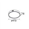 Modular Flat Moon Recessed 470 1x LED DI | Recessed spot