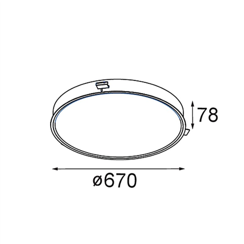 Modular Flat Moon Recessed 670 1x LED DI | Inbouwspot