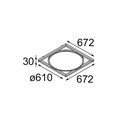 Modular Geometry Suspended Adjustable 672x672 1x LED DE | Hanglamp