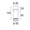 Modular Nyto Surface Adjustable 40 Round 1x LED DE | Ceiling lamp / Wall lamp