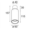 Modular Nyto Surface Adjustable 60 Round 1x LED DE | Ceiling lamp / Wall lamp