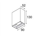 Modular Sulfer Wall Up/Down 2x LED DE | Wandlamp