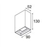 Modular Sulfer Wall Up/Down 2x LED DE | Wall lamp