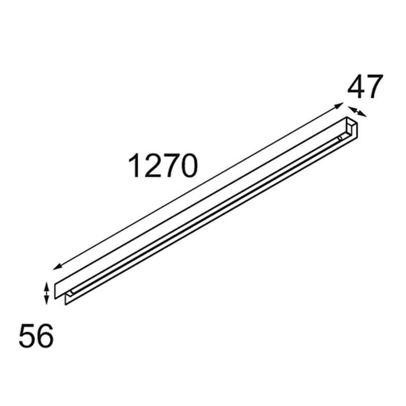Modular United Surface 1274 1x LED DI | Plafondlamp / Wandlamp