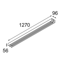 Modular United Surface 1274 2x LED DI | Ceiling lamp / Wall lamp