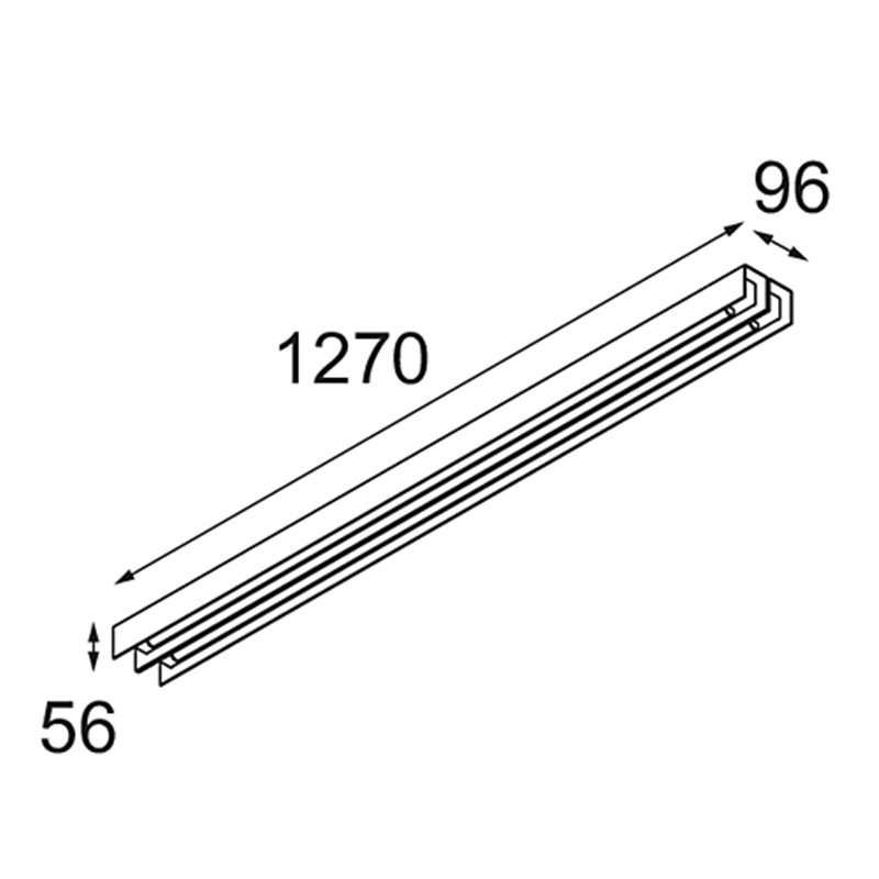 Modular United Surface 1274 2x LED DI | Plafondlamp / Wandlamp