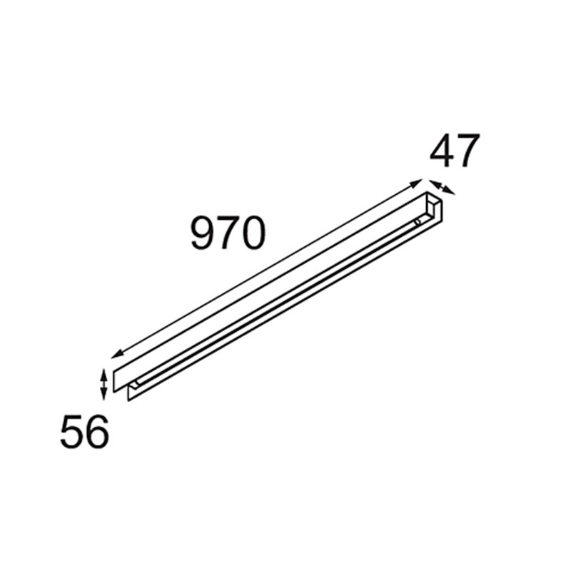 Modular United Surface 974 1x LED DI | Plafondlamp / Wandlamp