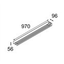 Modular United Surface 974 2x LED DI | Plafondlamp / Wandlamp