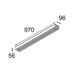 Modular United Surface 974 2x LED DI | Ceiling lamp / Wall lamp