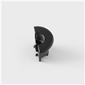 Modular Track 48V Endplate Round (For Recessed Mounting) (2)