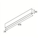 Modular LED Driver Constant Voltage 48V Surface (For Suspended Mounting) 100W
