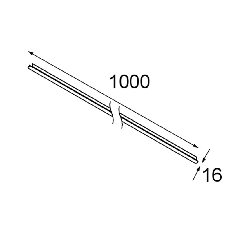 Modular Track 48V Cover 1000 Round
