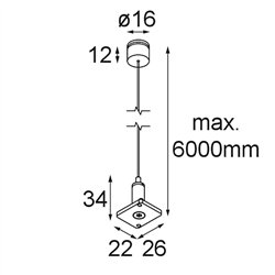 Modular Track 48V High Suspension Kit 6000